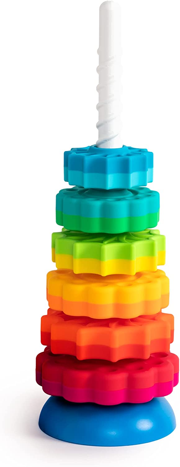 Fat Brain Toys Spinagain Kids Juguete apilable FA110-1