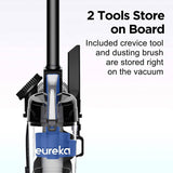 Eureka Airspeed Aspiradora vertical ultraligera compacta sin bolsa, filtro de repuesto, azul - DIGVICE MX