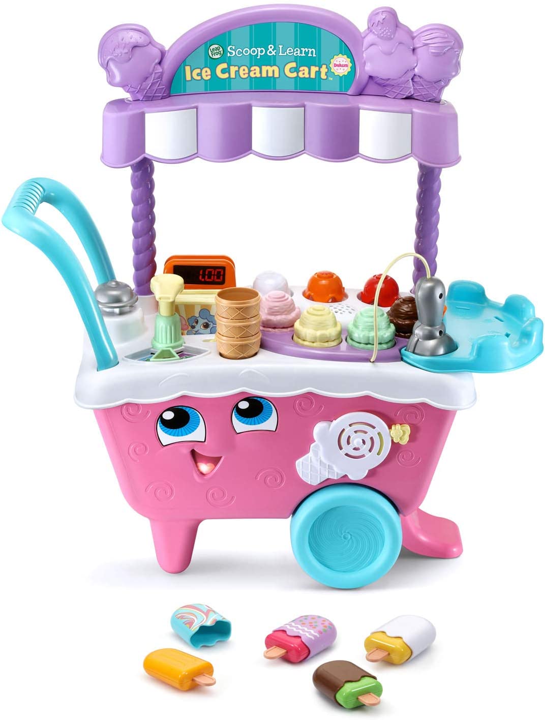 LeapFrog Scoop and Learn Carrito de helado Deluxe Rosa