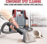 Hoover Spotless - Limpiador portátil para alfombras y tapicería, FH11300PC, rojo