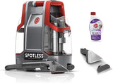 Hoover Spotless - Limpiador portátil para alfombras y tapicería, FH11300PC, rojo