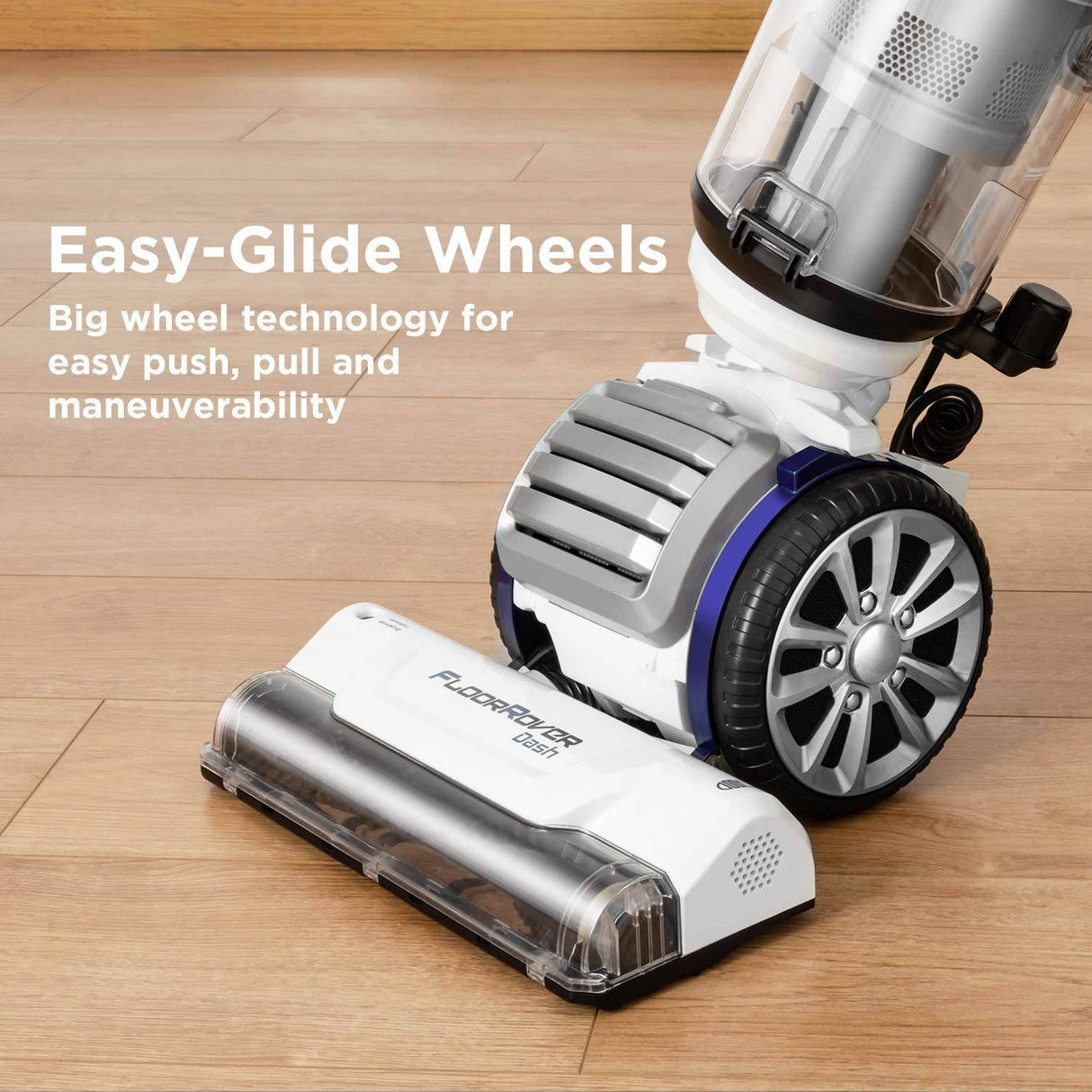 Eureka FloorRover Aspiradora vertical sin bolsa para mascotas, sello de succión, dirección giratoria para alfombras y pisos duros Deep Ocean - DIGVICE MX