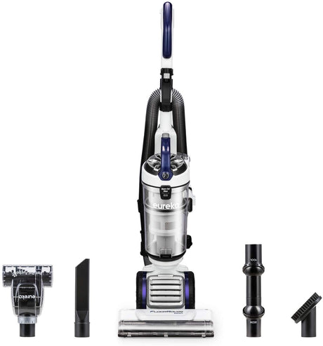 Eureka FloorRover Aspiradora vertical sin bolsa para mascotas, sello de succión, dirección giratoria para alfombras y pisos duros Deep Ocean - DIGVICE MX