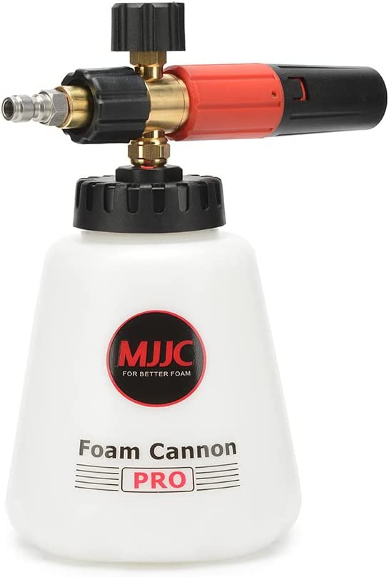 Cañón de espuma MJJC con conector rápido de 1/4 pulgadas, lanza de espuma de nieve ajustable, espuma gruesa, también apto para Karcher K1700 K1800 (Pro)