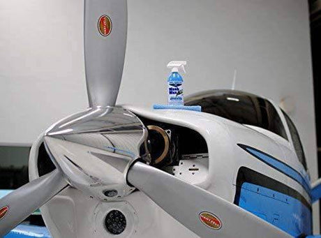 Aero Cosmetics - Kit de cera para lavado de autos mojado o sin agua 144 oz. Calidad de las aeronaves