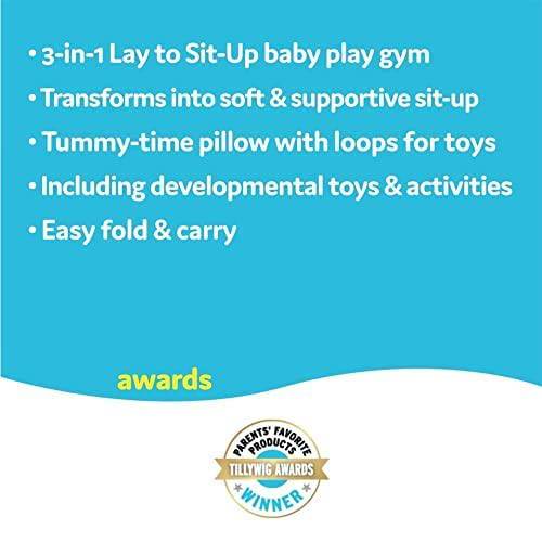 Yookidoo Gymotion Colchoneta de juego para sentarse Colchoneta de actividad infantil Juguete para bebé de 0 a 12 meses - DIGVICE MX