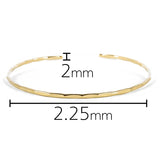 LOTUS STONE Brazalete martillado fino con relleno de oro de 14 quilates; Delicada pulsera apilable hecha a mano para mujer de Lotus Stone Design (pequeña, dorada) - DIGVICE MX