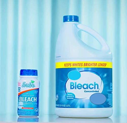 Evolve Tabletas de lejía concentrada, botellas de 32 unidades (paquete de 6 lavanda de verano) - DIGVICE MX