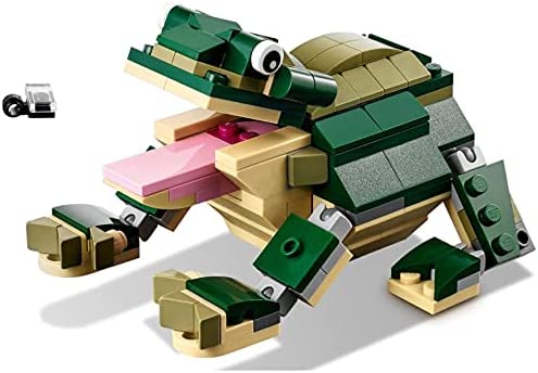LEGO Creator 3in1 Cocodrilo 31121 Juguete de construcción con juguetes de animales salvajes (454 piezas)