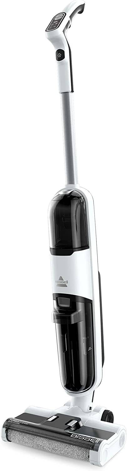 BISSELL TurboClean Hard Floors Aspiradora inalámbrica en seco y húmedo con fórmula desinfectante y ciclo de autolimpieza, 3548