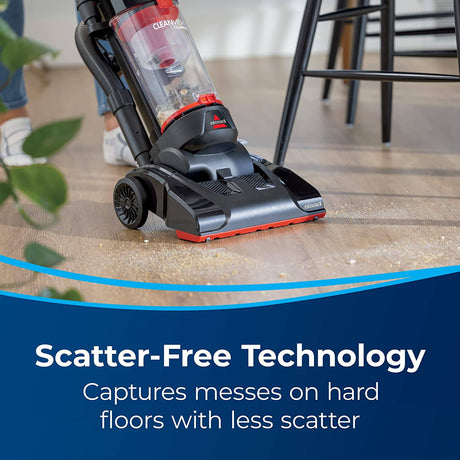 BISSELL CleanView Aspiradora vertical compacta, cabe en dormitorios y apartamentos, liviana con potente succión y varilla de extensión extraíble, 3508