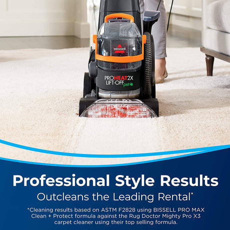 BISSELL ProHeat 2X Lift Off Pet Carpet Washer and Shampooer with Portable Spot and Stain Remover plus Upholstery Cleaner and Auto Interior Cleaner, 15651