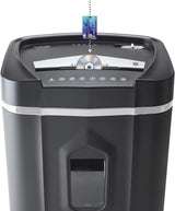 Trituradora Aurora AU1210MA de alta seguridad de grado profesional, papel microcortado de 12 hojas/CD y tarjeta de crédito/tiempo de funcionamiento continuo de 60 minutos
