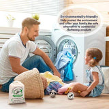 Wooly Heroes Bolas para secadora - 100 % lana orgánica - Sostenible y respetuosa con el medio ambiente - Seca 1000 cargas - DIGVICE MX