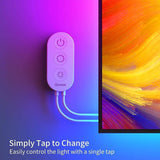 Govee TV LED Backlights, App Control TV LED Light Strip, 7 modos de escena y modo DIY, 6.56FT Fácil instalación USB TV LED Backlights para televisores de 40-60 pulgadas - DIGVICE MX