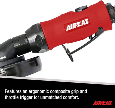 AirCAT 6340-A 1 HP 4-1/2" Amoladora angular compuesta con una sola mano 11,000 RPM - DIGVICE MX