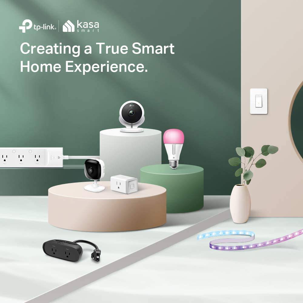 Kasa Smart Bombillas que funcionan con Alexa y Google Home, bombilla LED  inteligente regulable, A19, 9 W, 800 lúmenes, blanco suave (2700 K),  CRI≥90