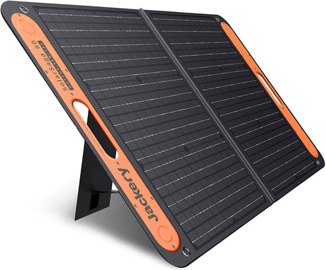 Jackery SolarSaga Panel solar de 60 W para Explorer 160/240/500 como generador solar portátil, cargador solar portátil plegable para camping de verano Van RV (no se puede cargar Explorer 440/ PowerPro) - DIGVICE MX