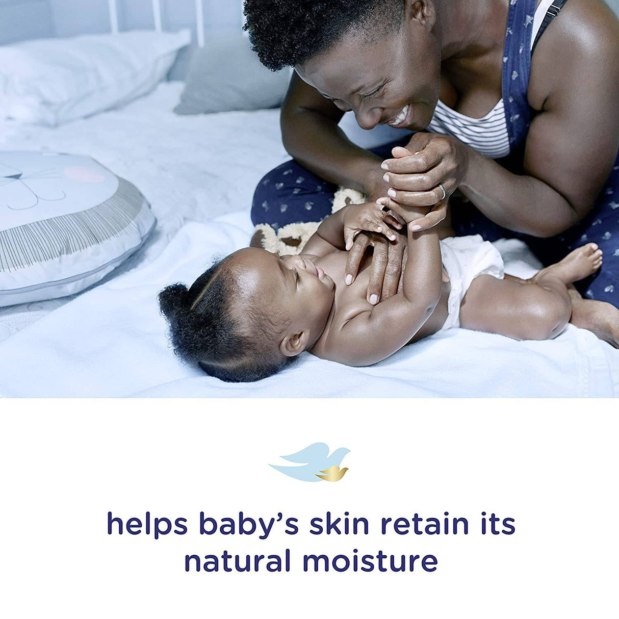 Baby Dove Sensitive Skin Care Baby Wash para el baño del bebé Hidratación rica sin lágrimas e hipoalergénico 20 oz