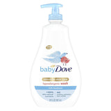 Baby Dove Sensitive Skin Care Baby Wash para el baño del bebé Hidratación rica sin lágrimas e hipoalergénico 20 oz