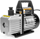 XtremepowerUS 3CFM 1/4HP Bomba de vacío de aire HVAC R134a R12 R22 R410a Kit de refrigeración de A/C Medidor de colector de CA R134 Can Tap Incluye bolsa de transporte - DIGVICE MX
