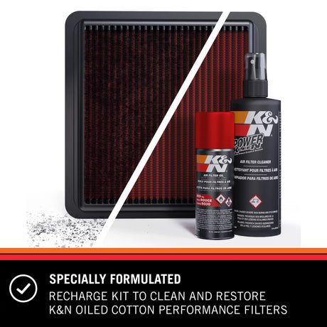 Kit de limpieza de filtro de aire K&N Kit de servicio 99-5050