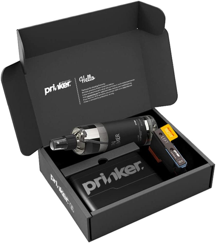 Prinker S para sus tatuajes temporales personalizados instantáneos con tinta negra cosmética premium - Compatible con dispositivos iOS y Android