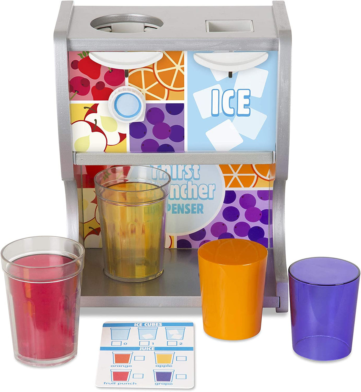 Melissa & Doug Dispensador de bebidas de madera Thirst Quencher 9300