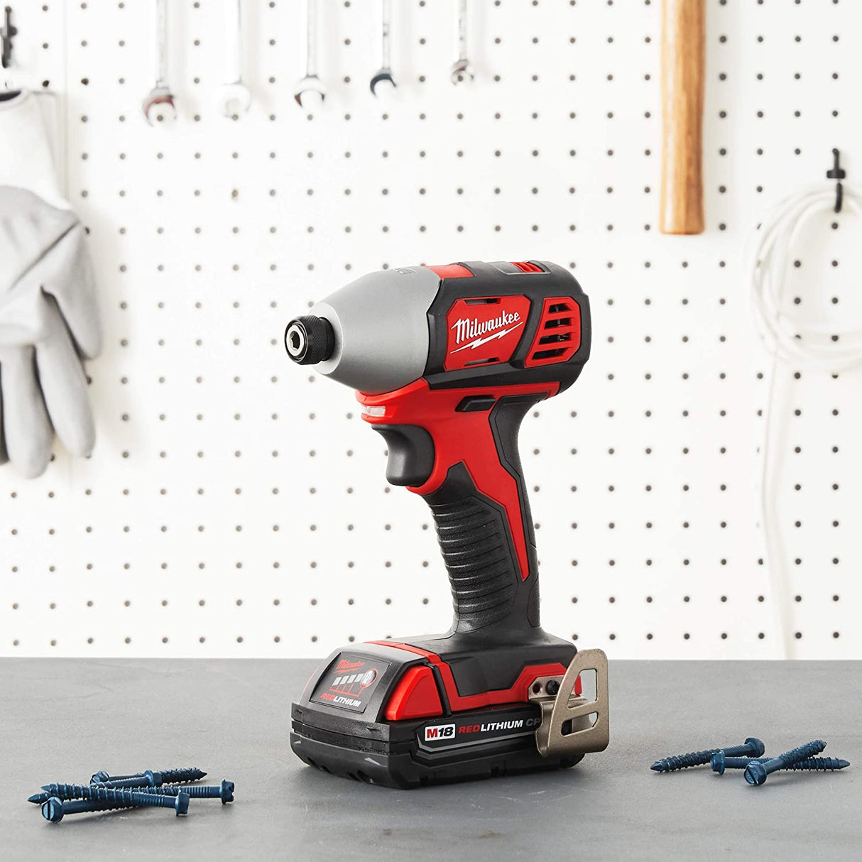 Milwaukee 2656-20 M18 18v 1/4 pulgadas de impacto hexagonal de iones de litio