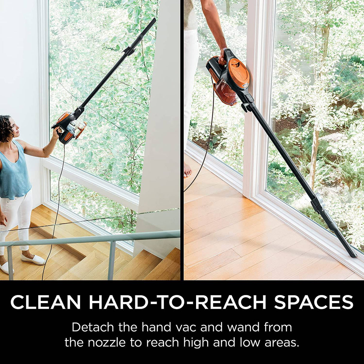 Shark HV302 Rocket Pet - Aspiradora con cable para mascotas, ligera con dirección giratoria para alfombras y suelos duros, con aspiradora de mano, incluye herramienta para hendiduras, multiherramienta para mascotas y plumero de precisión, naranja - DIGVICE MX