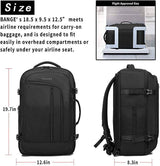 BANGE - Mochila de viaje, aprobada por la FAA-
