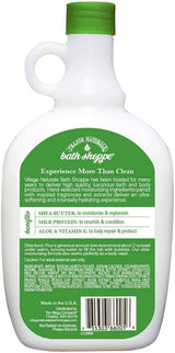 Village Naturals Bath Shoppe - baño de leche, té blanco y jazmín, 28 onzas líquidas, paquete de 2