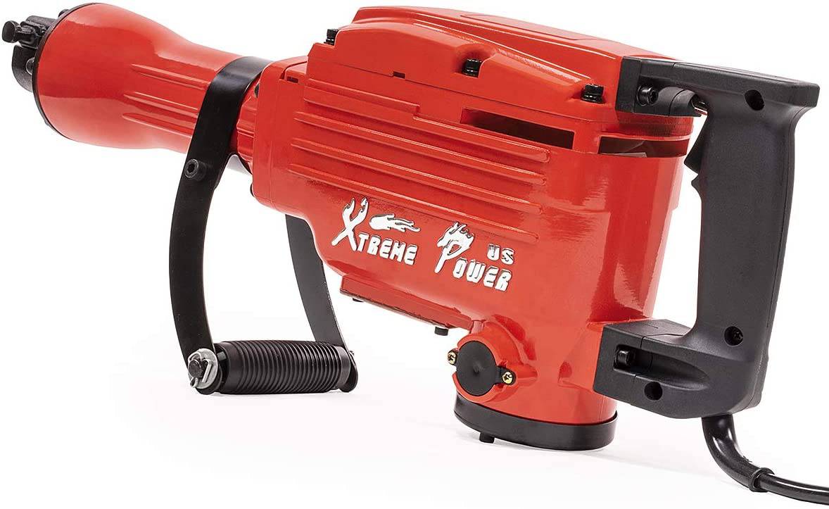 XtremepowerUS - Martillo neumático de demolición pesado 2200 vatios, rompedor de hormigón, con estuche, guantes - DIGVICE MX
