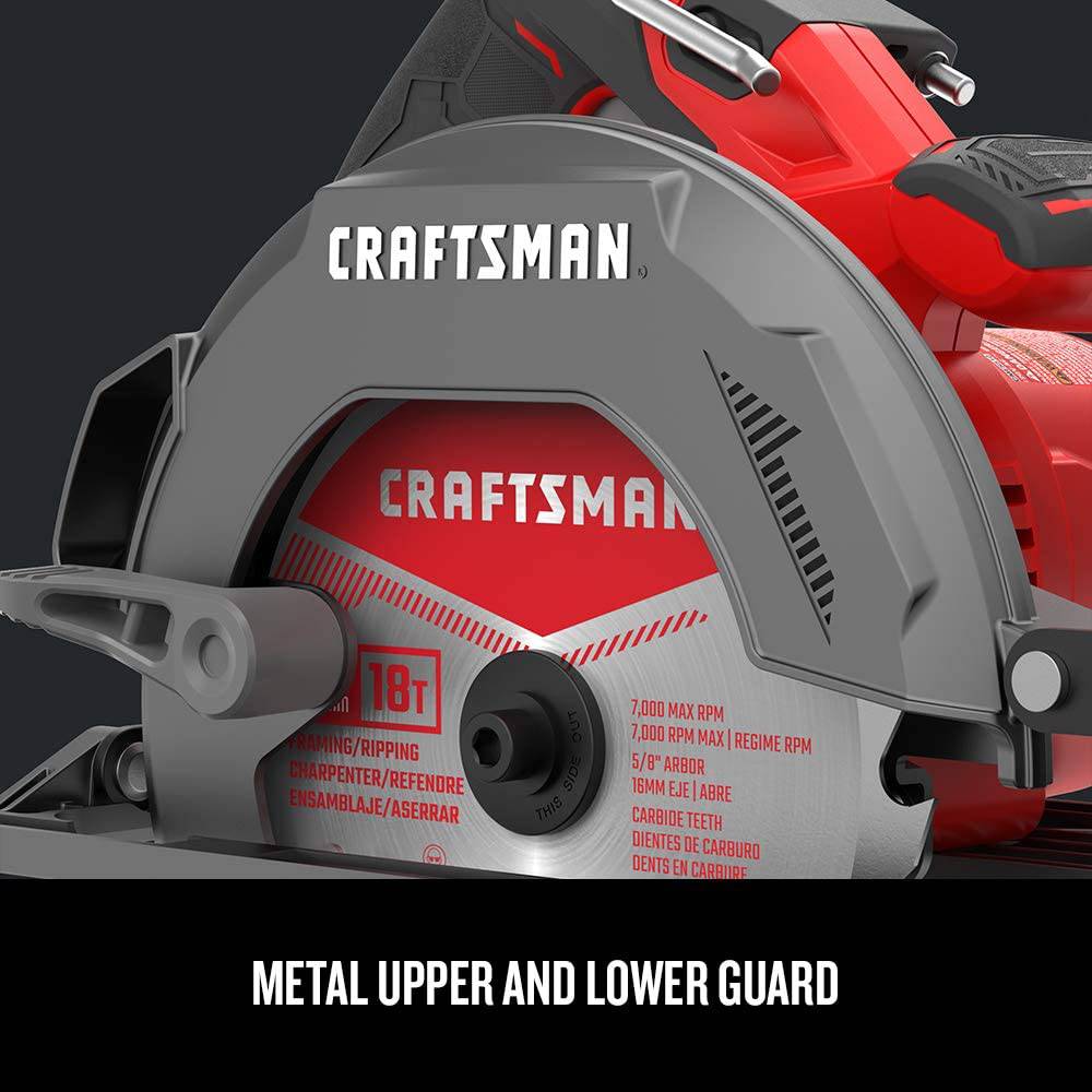 CRAFTSMAN Sierra circular de 7-1/4 pulgadas, 15 amperios (CMES510) - DIGVICE MX