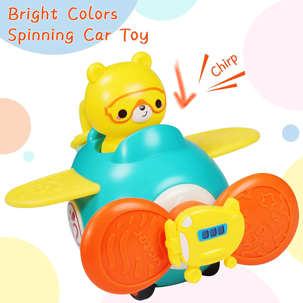 PRAGYM Juguetes para bebés para bebés de 12 a 18 meses de edad, Spinner de aprendizaje - B0B8CF2QR4