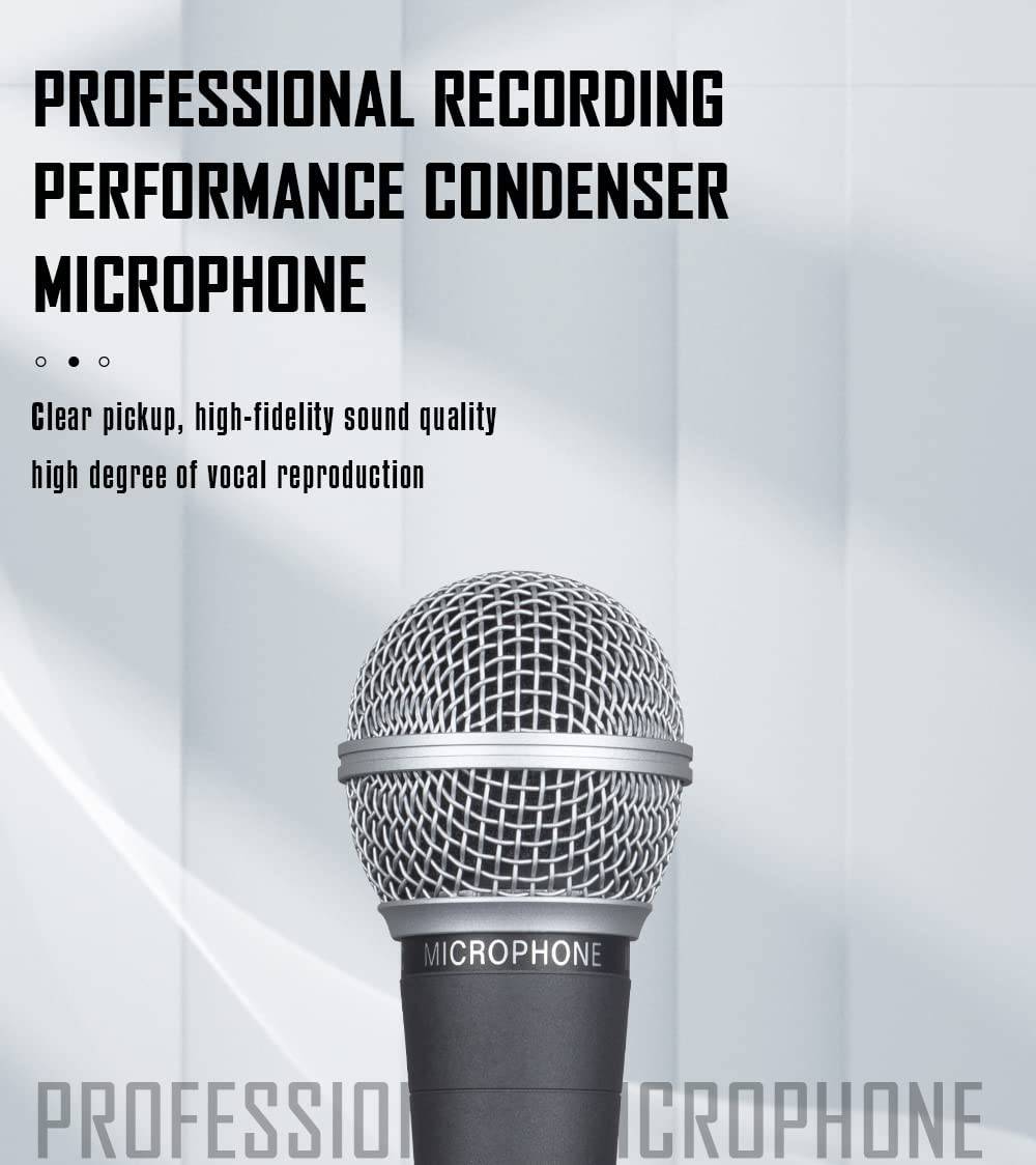 Weymic Wm58 Micrófono de instrumento de Audio Vocal dinámico de estilo clásico con sonido limpio, micrófono profesional de cuerpo de Metal