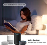 LEPRO - Bombillas WiFi inteligentes, luces LED que cambian de color, funciona con Alexa y Google Assistant, RGBW 2700K-6500K, equivalente a 60 W, regulable con aplicación, A19 E26, no requiere concentrador, solo WiFi de 2,4 GHz, paquete de 4 - DIGVICE MX