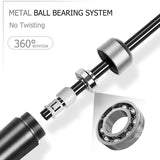 Redify - Cuerda de saltar ponderada para entrenamiento físico (1 libra), cuerda de saltar de velocidad rápida con rodamiento de bolas sin enredos