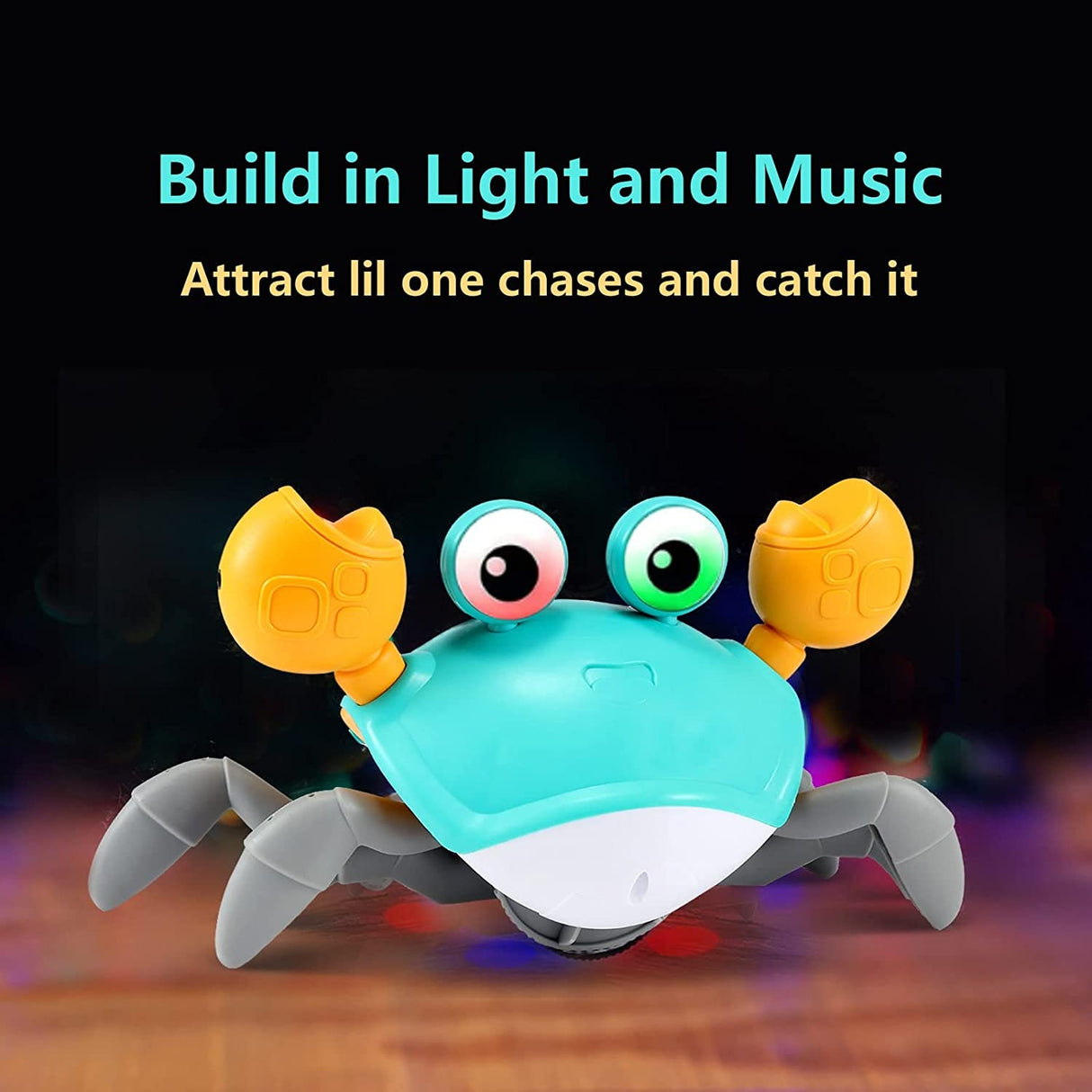 Control future - Baby Toys Infant Cangrejo: Tummy Time Juguete - CF-CRAB-0