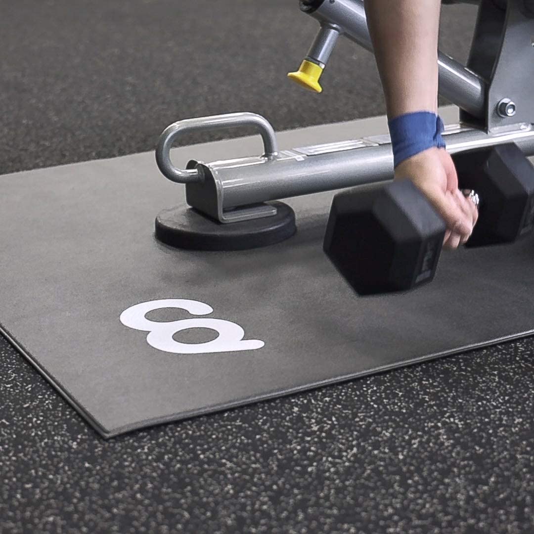 CyclingDeal - Alfombrilla para bicicleta de entrenamiento - Se adapta a Ergo Mag Fluid para ciclos de interior Stepper para bicicletas de interior Peloton - Alfombrillas gruesas para equipo de ejercicio - Suelo de gimnasio