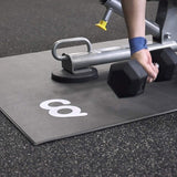 CyclingDeal - Alfombrilla para bicicleta de entrenamiento - Se adapta a Ergo Mag Fluid para ciclos de interior Stepper para bicicletas de interior Peloton - Alfombrillas gruesas para equipo de ejercicio - Suelo de gimnasio