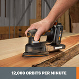 Worx WX822L.9 Lijadora de detalle inalámbrica Power Share de 20 V (solo herramienta) - DIGVICE MX