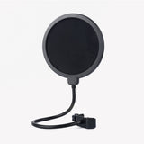 ZINGYOU - Micrófono de condensador, kit de micrófono BM-800 con brazo de tijera de suspensión de micrófono ajustable, soporte de choque de metal y filtro pop de doble capa para grabación y transmisión de estudio (dorado)