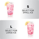 Igloo ICEB26RR Máquina automática portátil eléctrica para hacer hielo en la encimera, 26 libras en 24 horas, 9 cubitos de hielo listos en 7 minutos, con pala de hielo y cesta - DIGVICE MX
