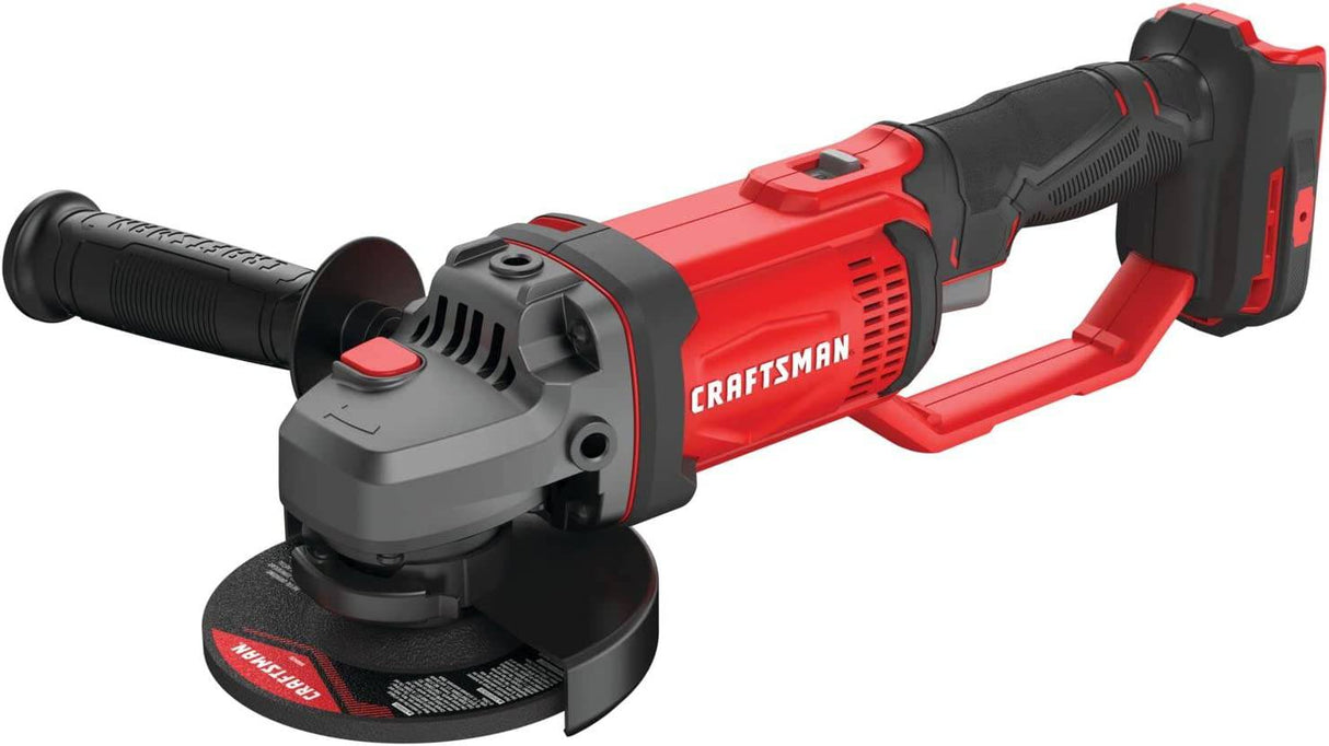 CRAFTSMAN V20* Amoladora angular, pequeña, 4-1/2 pulgadas, solo herramienta (CMCG400B) - DIGVICE MX