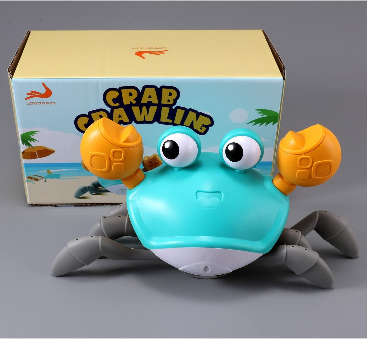 Control future - Baby Toys Infant Cangrejo: Tummy Time Juguete - CF-CRAB-0