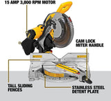Sierra ingletadora DEWALT, doble bisel, compuesto, 12 pulgadas, 15 amperios (DWS716) - DIGVICE MX