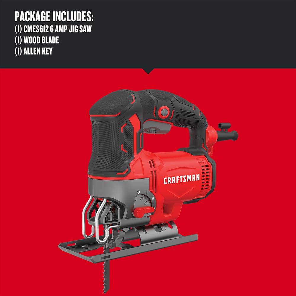 CRAFTSMAN Sierra caladora, 6.0 amperios, con cable (CMES612) - DIGVICE MX