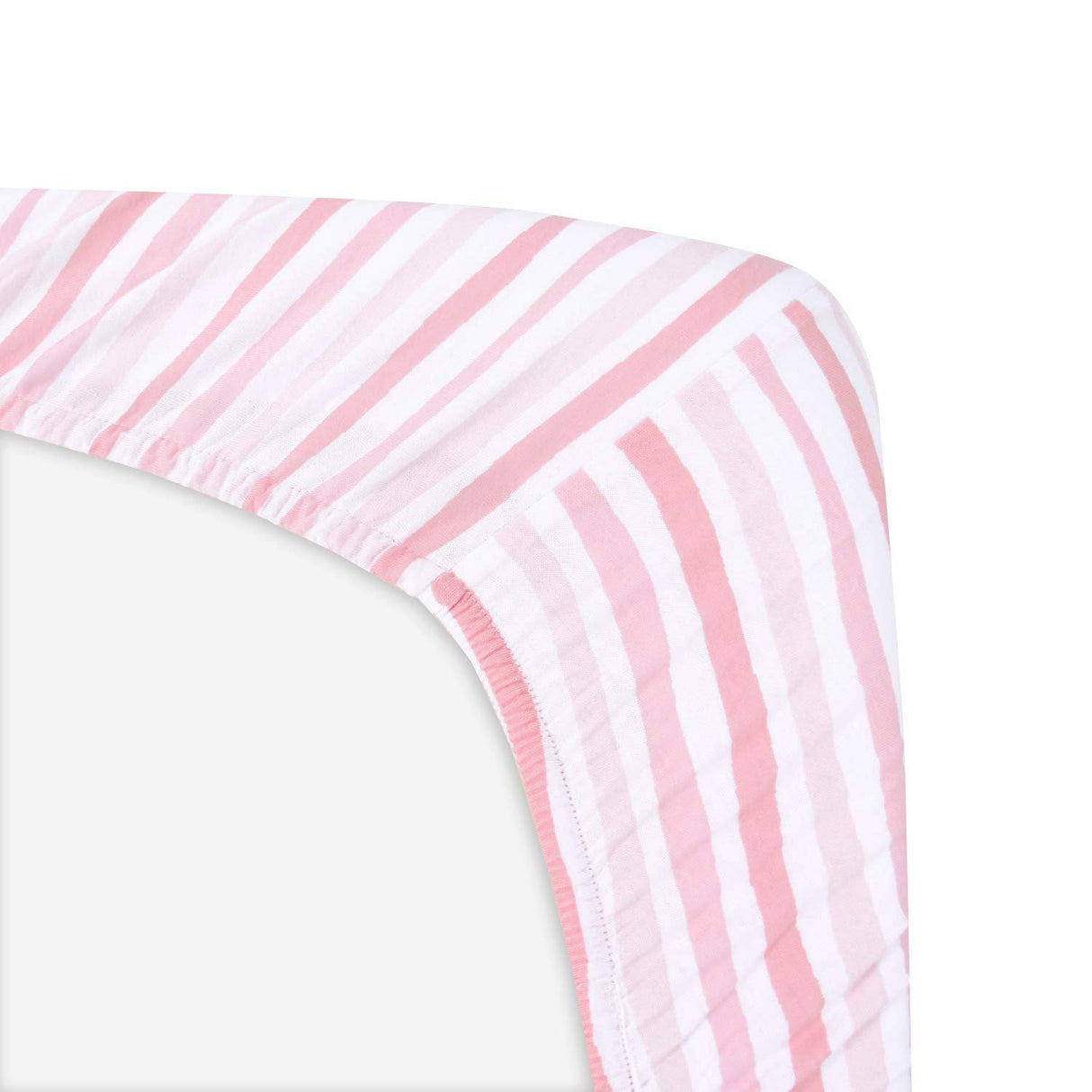 BILOBAN - Sábana bajera Pack n Play, sábanas portátiles de algodón de punto suave, paquete de 2 mini sábanas para cuna, unisex, preencogidas, gris y rosa - DIGVICE MX