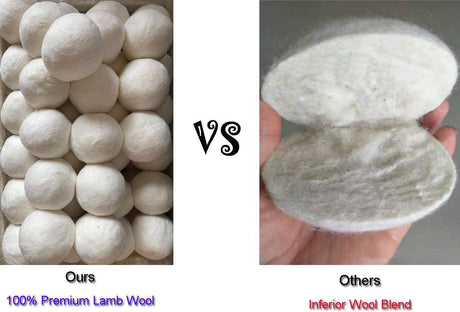 LAMBID Bolas de lana de lavanda para secadora, juego de 6 bolas de lana de Nueva Zelanda reutilizables sin perfume XL para secadora, removedor de pelo de mascotas, sin pelusa, liberación de arrugas, no se necesitan más hojas de secadora. - DIGVICE MX